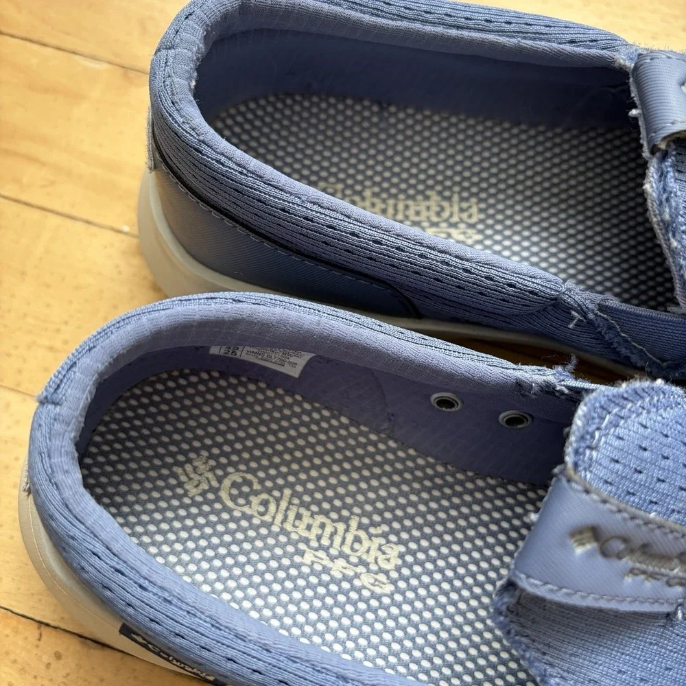 Columbia Boatside Breath PFG Women's‎ Boat Shoes Blue Women's Size 8